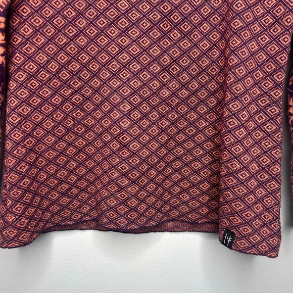 Neve Julia Ski Sweater Base Layer Women's M 1/4 Zip Pullover Merino Wool Blend - Picture 3 of 10